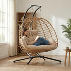 SWITTE Double Hanging Egg Chair - Image 7