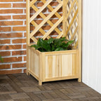 Outsunny Wooden Raised Garden Bed - Image 8