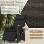 RELAX4LIFE Rattan Outdoor Recliner Chair - Image 5