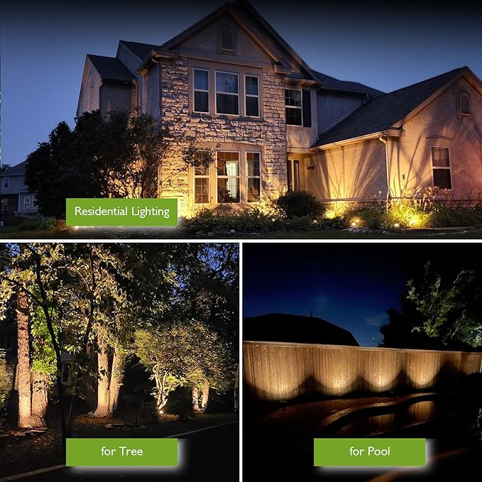 Outdoor Spotlight Warm White 2700K, 10W LED Spot Lights Outdoor - Image 6