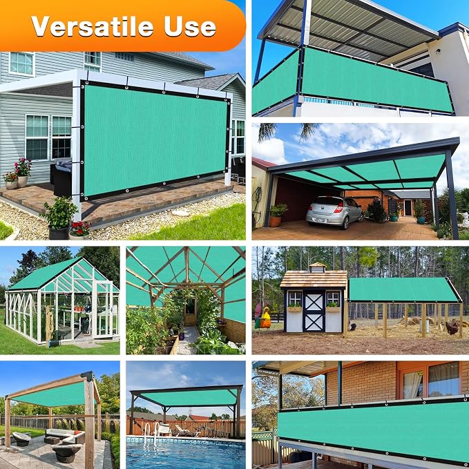 Artpuch Outdoor Pergola Shade Cover 8' X 20' Sun Shade Cloth - Image 6
