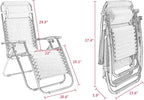 Homall Zero Gravity Chair Adjustable Folding Lawn Lounge Chairs Outdoor Lounge - Image 3