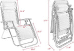 Homall Zero Gravity Patio Folding Lawn Reclining Lounge Chairs Outdoor Gravity - Image 3