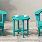 WestinTrends Dylan Adirondack Round Outdoor Side Table - Image 2