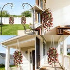 Artificial Flowers for Outdoors Fake Hanging Plants - Image 7