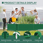 Land Guard 6x3x3ft Rectangular Galvanized Raised Garden Beds, Large-Capacity - Image 7