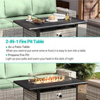 9-Piece Outdoor Patio Furniture Set - Image 6
