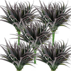 32 Pcs Artificial Grass Fake Plants 17.3in Outdoor Plants UV Resistant Faux by Phliofd