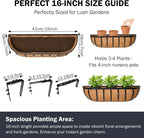 16“ Window Box Railing Planter - Image 4