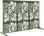 Oakland Living 6 ft. X 4 ft. Green Freestanding Metal Privacy Screen Room - Image 4