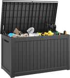 Outdoor Storage Box, Resin Deck Boxes Indoor and outdoor, Waterproof Storage by NBYSGO