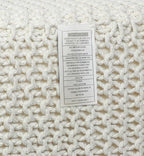 COTTON CRAFT Braided Cube Pouf - Image 6
