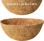 20 Inch Natural Coconut Husk Fiber Liners - Image 7