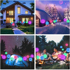 Solar Garden Lights Outdoor, Upgraded Globe Powered Garden Light - Image 2