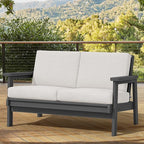 SERWALL HDPE Outdoor Patio Loveseat by SERWALL