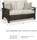 Signature Design by Ashley Paradise Trail Outdoor Loveseat - Image 6
