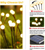Solar Lights Outdoor-8Pack 64LEDs Solar Garden Firefly Lights Outside, Solar - Image 6