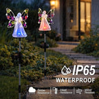Angel Solar Lights for Cemetery Memorial Gift Grave Decorations Solar Angel - Image 3
