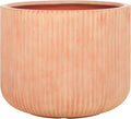 SAFAVIEH Outdoor Collection Lucca Terracotta Cement Ficonstone Planter Pot by SAFAVIEH