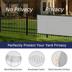 Windscreen4less Privacy Fence Screen Heavy Duty Windscreen Fencing Mesh Fabric - Image 3