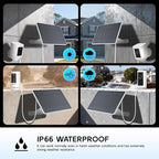 Solar Panel for Ring Camera, 3 Pack 6W Solar Charger Compatible - Image 4