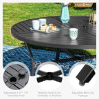 Sophia and William Outdoor Patio Dining Set - Image 9