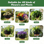 13-inch Oversized Hanging Planter Set of Two, Planters - Image 6