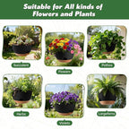 3-Piece Set of 10-Inch Hanging Planters - Image 6