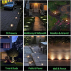 Ground Well Lights Kit, 12 Pack Landscape LED Low Voltage Inground Light and - Image 6