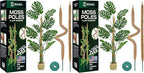 4 Pack 48'' Bendable Moss Pole Monstera Plant Support by K-BRANDS
