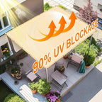 Artpuch 90% Sun Shade Cloth, 6 x 8 FT Pergola Shade Cover Canopy - Image 3