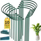 TCBWFY 10 Pack Garden Plant Support Stakes, Plant Supports by TCBWFY