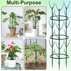 18 Pcs Plant Support Stakes & Plant Cage Support Rings, Plant Supports - Image 6