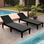 Greesum Outdoor Chaise Lounge Chair Set of 2, Waterproof 5-Position Adjustable - Image 3