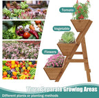 Raised Garden Bed, 3 Tier Vertical Garden Planter - Image 2