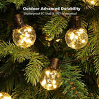 Outdoor String Lights, 25ft 20 LED Bulbs Hanging Patio Lights Dimmable - Image 5