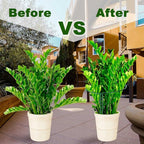 HiGift 8 Pack Plant Support Stakes, Half Round Metal Garden Plant Stake Indoor - Image 5
