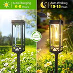 KOOPER Taller Solar Pathway Lights Outdoor, 12 Pack Upgraded Brighter Solar - Image 6