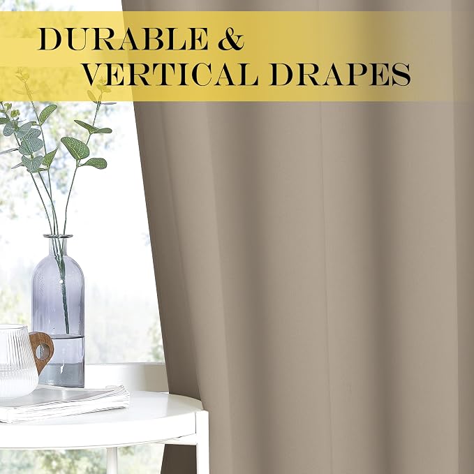 NICETOWN Blackout Curtains 84 Inch Length, Thermal Insulated Room Darkening - Image 6