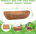 Riare 4 Pack 30 Inch Trough Coco Coir Liners - Image 2