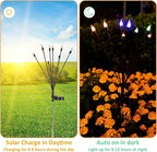 2 Pack Each 8 LEDs Solar Garden Lights Waterproof Outdoor Landscape Path - Image 3