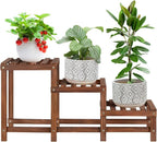 3 Tiers Plant Stand Indoor, Wood Plant Stands by Jotboom