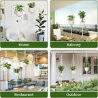 6 Pack Macrame Plant Hanger Indoor Hanging Planters - Image 4
