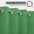 Easy-Going Linen Look Outdoor Curtains Waterproof Windproof Porch Curtains - Image 3