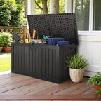 Devoko 240 Gallon Double-Wall Deck Box - Image 5