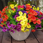 Artificial Flowers for Outdoors, UV Resistant Fake Silk Morning Glory, - Image 6