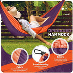 Camping Hammock Lightweight, Portable Hammocks Parachute Hammock - Image 3
