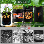3 Pack 15 Gallon 360° Visibility Potato Grow Bags - Image 5