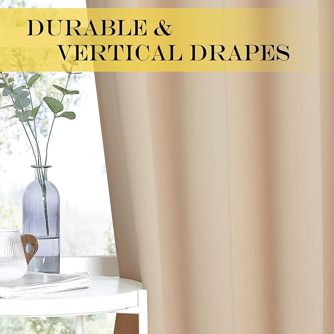 NICETOWN Bedroom Blackout Window Curtain 54 inches Length - Image 5