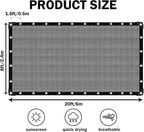Sun Shade Cloth with Grommets, 90% UV Protection Shade Fabric, Pergola Shade - Image 2